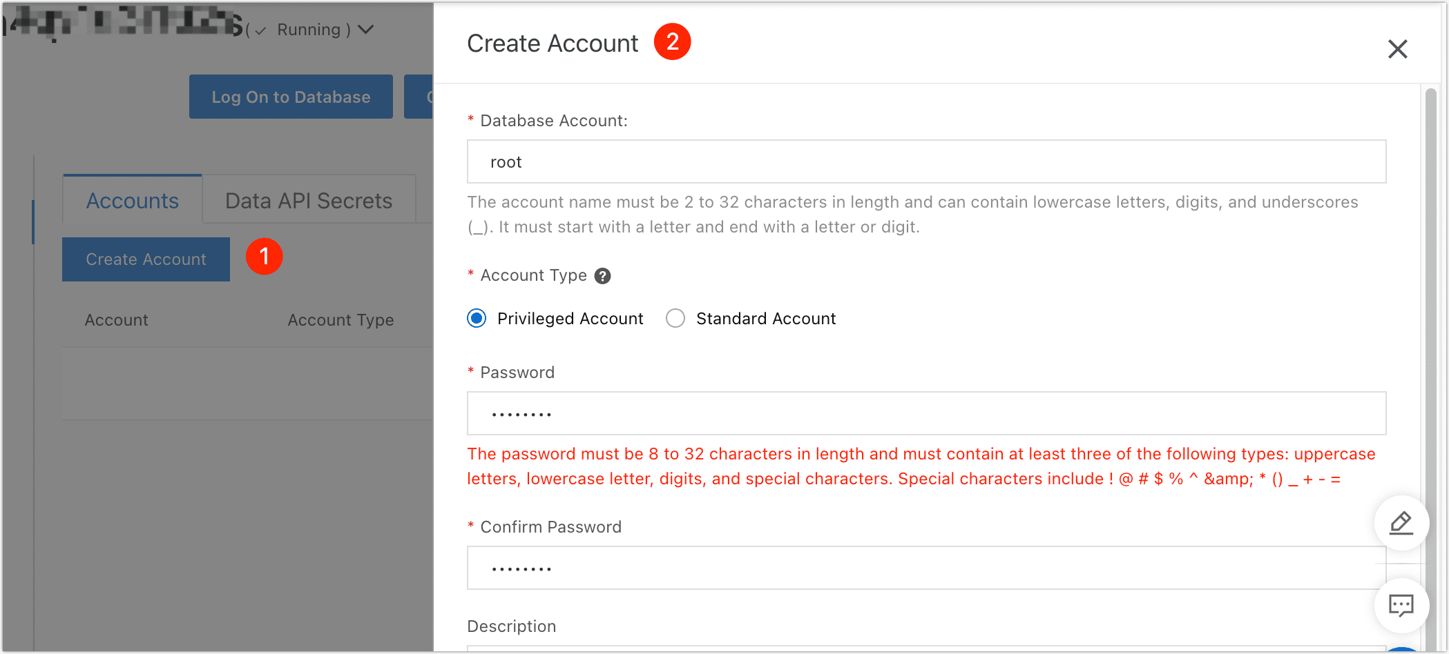 Create Account