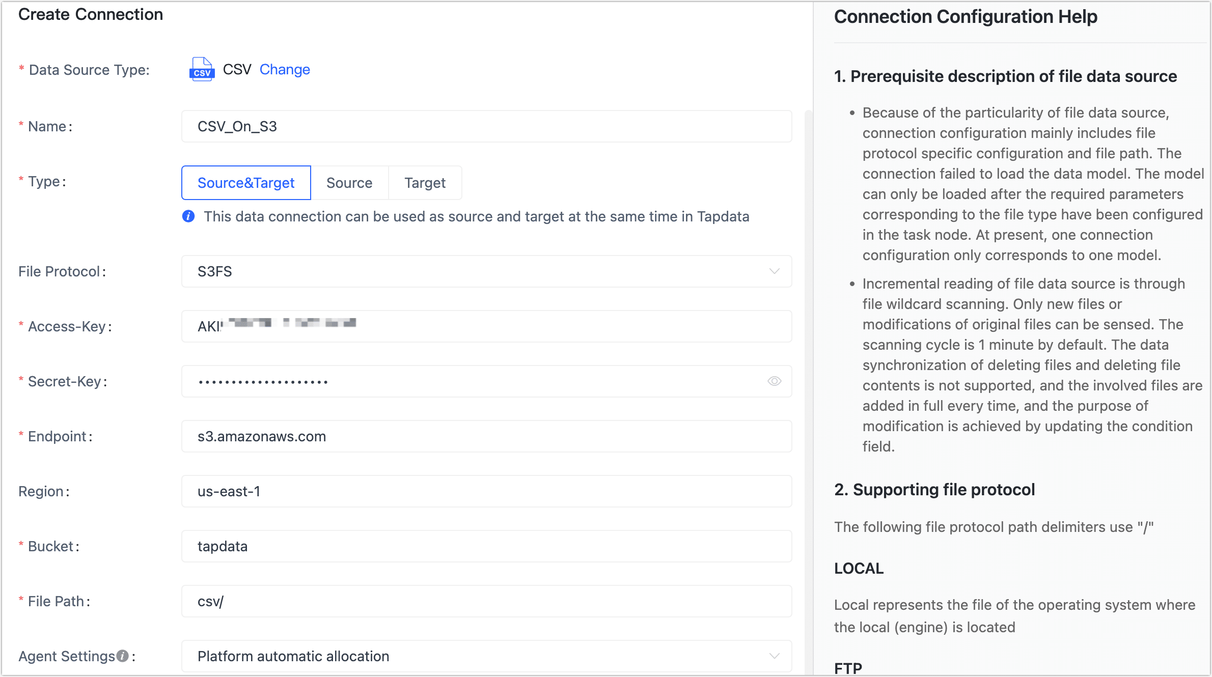 Connect to CSV