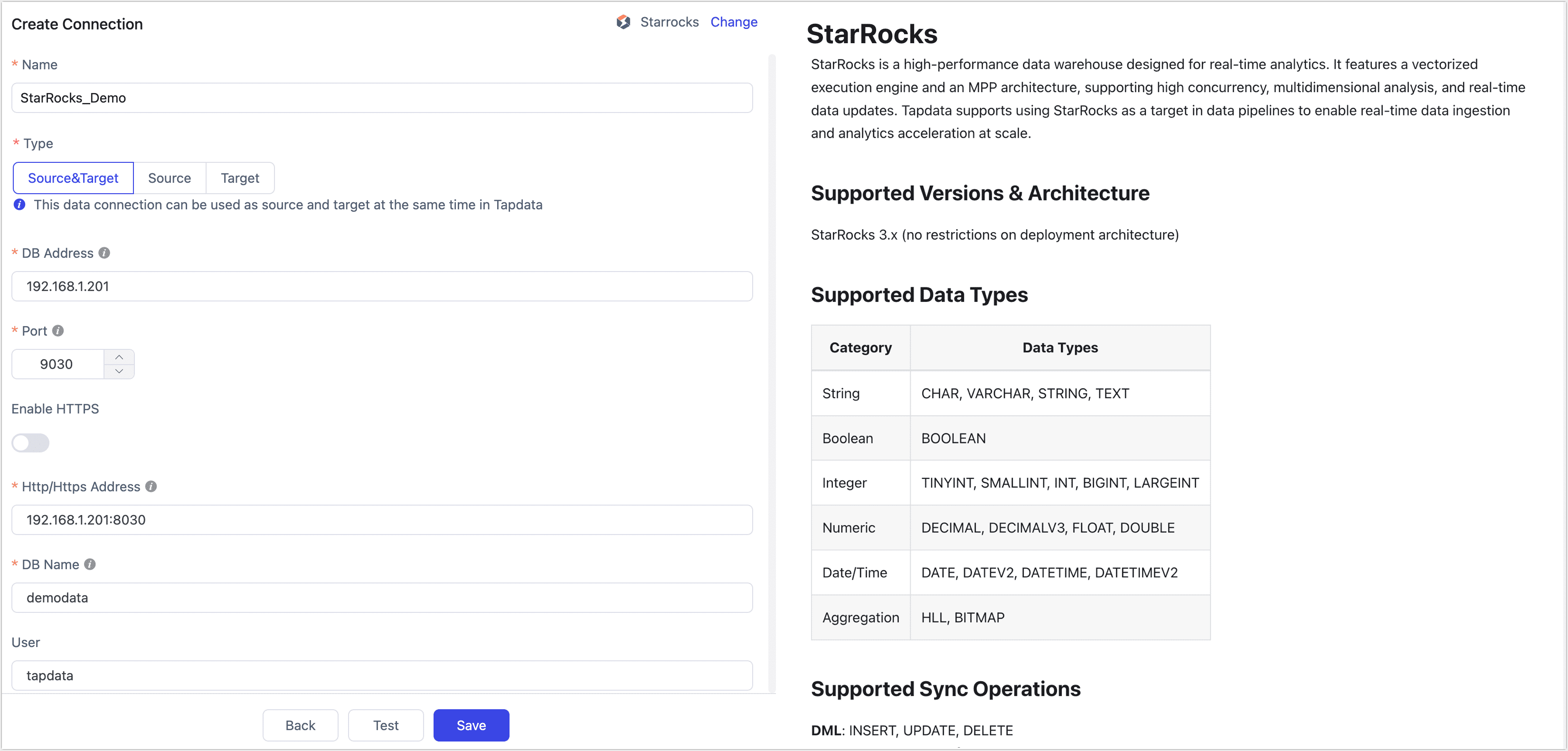 Connect to StarRocks