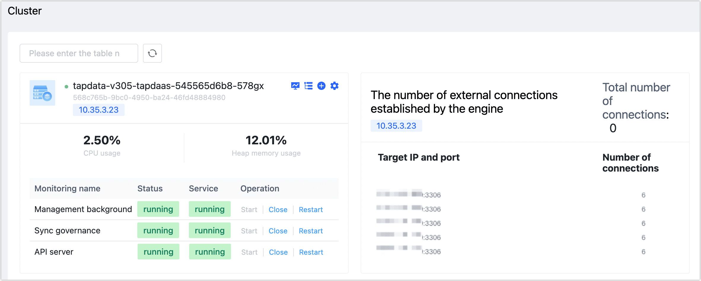 View Service Status