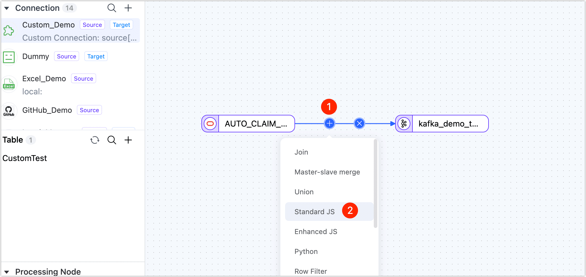 Add Standard JS Node