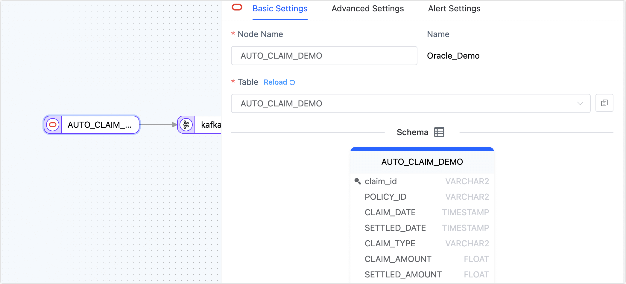 Oracle Node Basic Settings