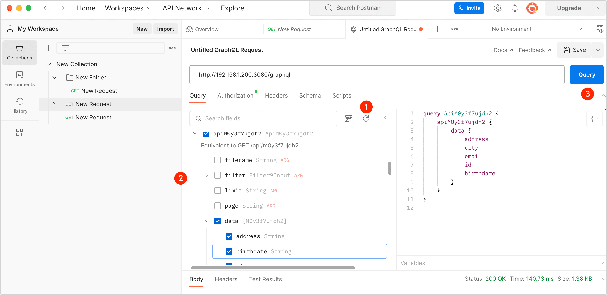 Execute Query